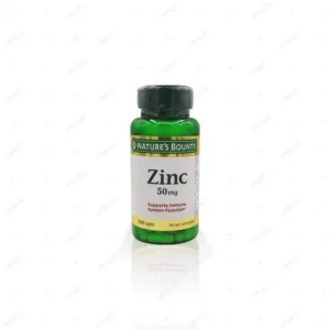 13198-1 Natures Bounty Zinc Caplets 50mg 100 Count