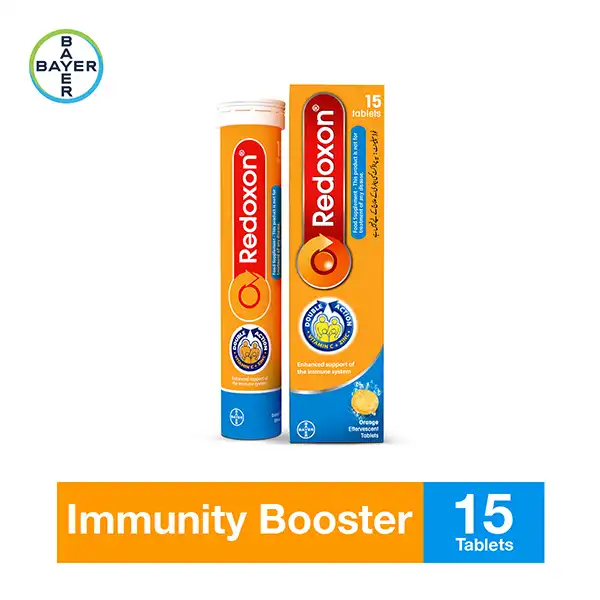 19190 Redoxon Immunity Booster Vitamin C & Zinc Effervescent Tablets 15 Count