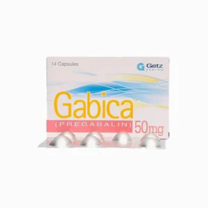 3100219 Gabica 50mg Capsules (14 Capsules)