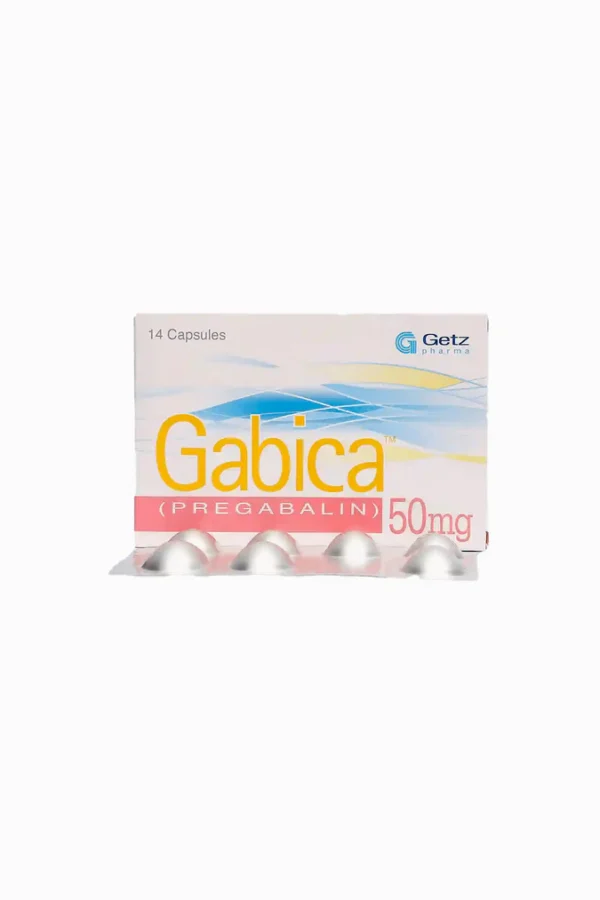 Gabica 50mg Capsules (14 Capsules)