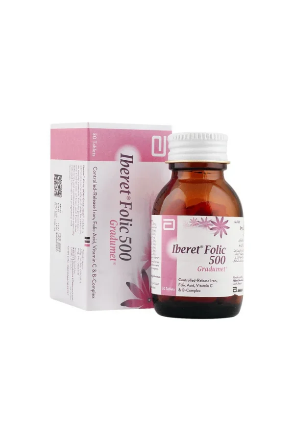 3100297 Iberet Folic 500µg Tablets 30s