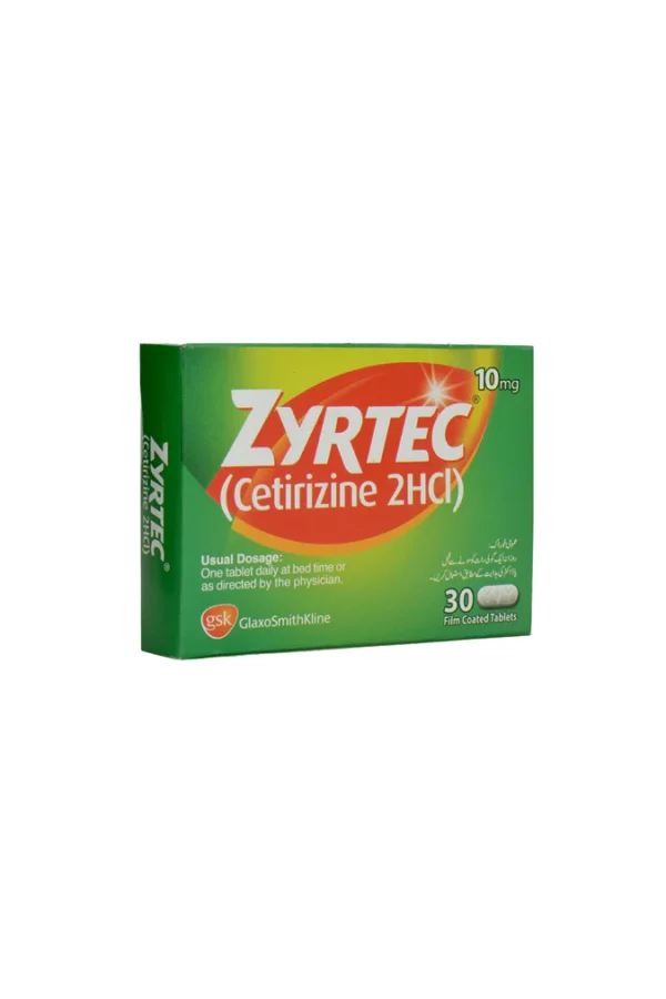 3101024 Tab Zyrtec 10mg 30s