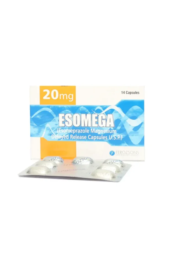 3101209 Esomega 20mg Capsules (14 Capsules)