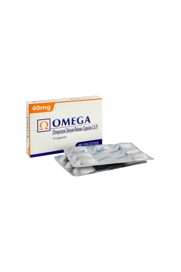 3101214 Omega 40mg Capsules (14 Capsules)