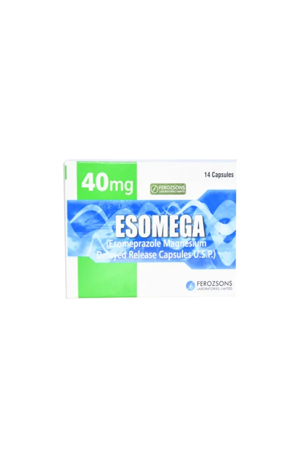 3101223 Esomega 40mg Capsules (14 Capsules)