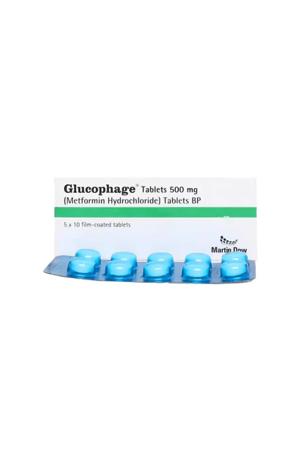 3101868 Glucophage 500mg Tablets 50s