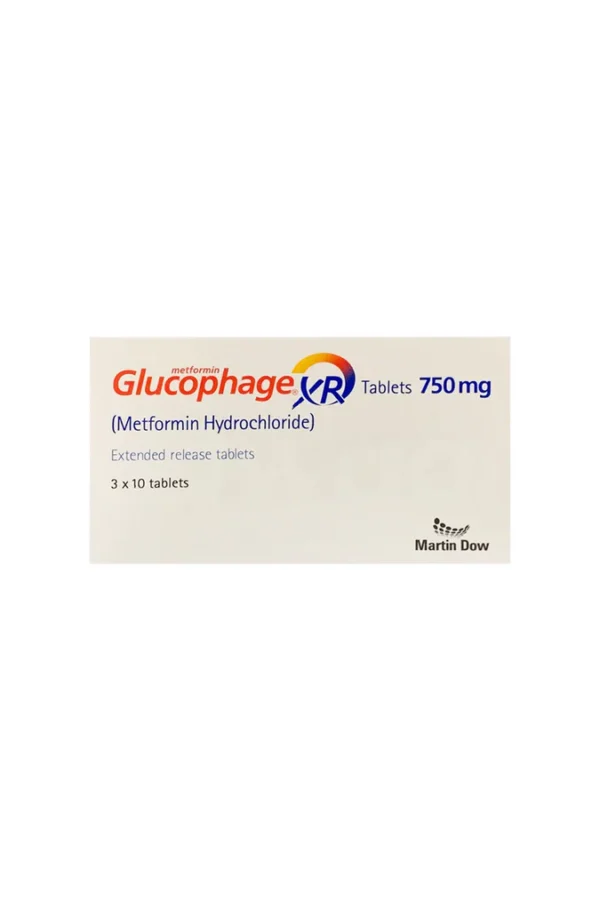 3101870 Glucophage XR 750mg Tablets 30s