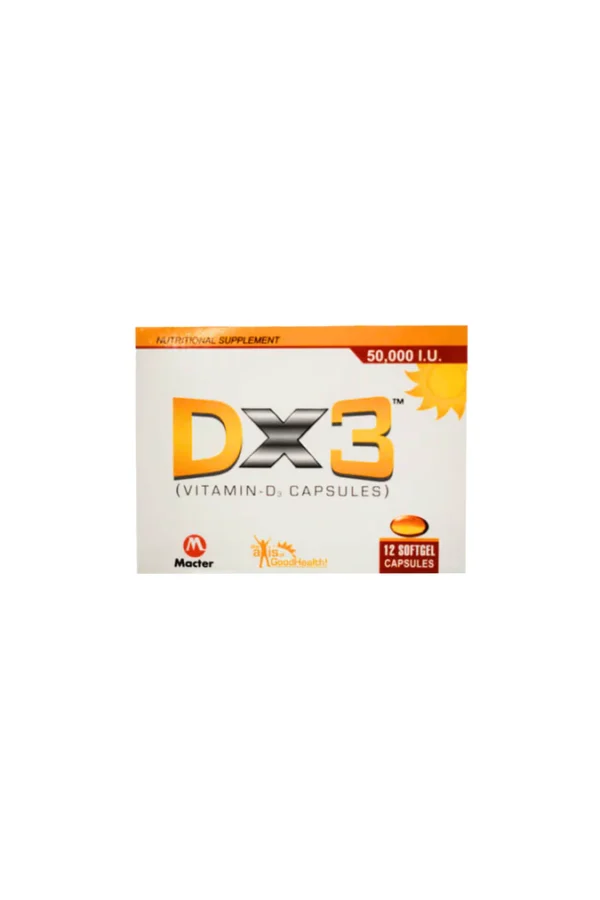 DX3 50000 IU Capsules (12 Capsules)