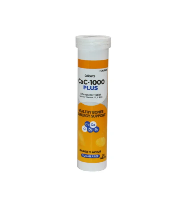 3103453_1 CAC 1000L Plus Mango Sugar-Free Effervescent Tablets 20s