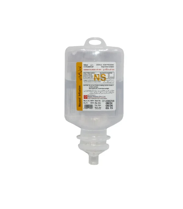 3103911 Normal Saline Plasaline 0.9% Sodium Chloride 100ml