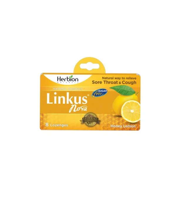 3104470 Herbion Tab Linkus Nova Honey Lemon SF 8p 1s