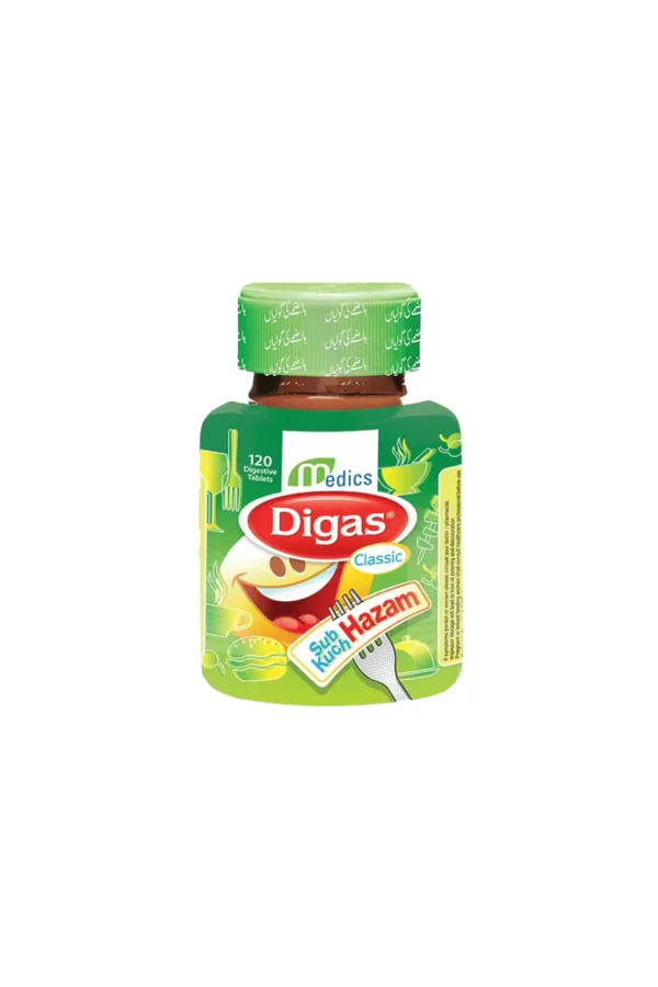 3105148 Tab Digas Classic 120t 1s Medics