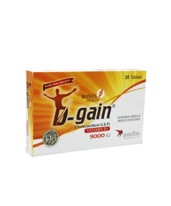 D-Gain 9000 IU Tablets 20s