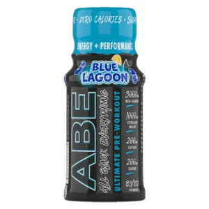 5056555201183 Abe Pre‑Workout Energy Shot Blue Lagoon 60 ml