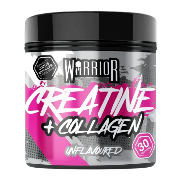 5060756347694 Warrior Creatine+Collagen Unflavoured 270 g (30 Servings)