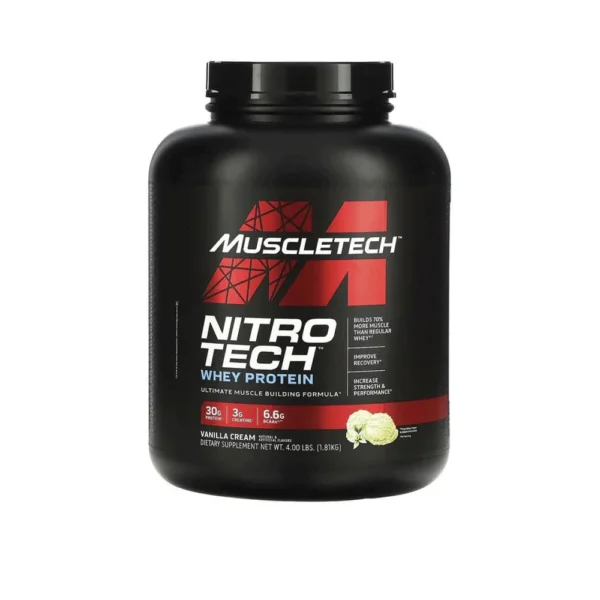 Muscletech Nitro‑Tech Whey Protein Vanilla Cream 1.81 kg