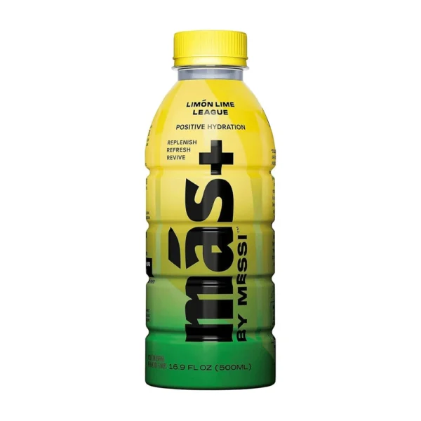 810161620036_0b3d3cd8-fe29-48b5-8419-ecc0551ef84a Mass+ By Messi Lemon Lime League Hydration Drink 500 ml