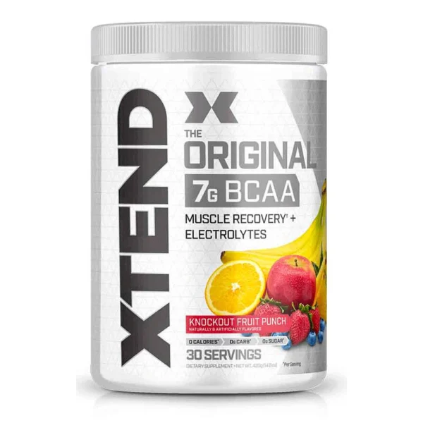 812135020286 Xtend Original BCAA Knockout Fruit Punch 390 g (30 Servings)