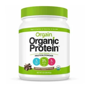 851770003919 Orgain Organic Protein Powder Creamy Chocolate Fudge 462 g