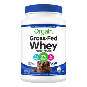 851770006156 Orgain Grass‑Fed Whey Protein Creamy Chocolate Fudge 828 g (1.82 lb)
