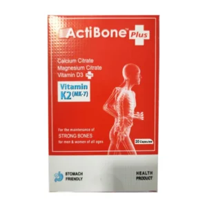 ActiBonePlusCalcium_MagnesiumCitratewithVitaminD3_20Ct ActiBone Plus Calcium & Magnesium Citrate with D3 & K2 20 Ct