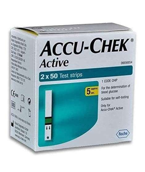 Accu Chek Active 100 Test Strips