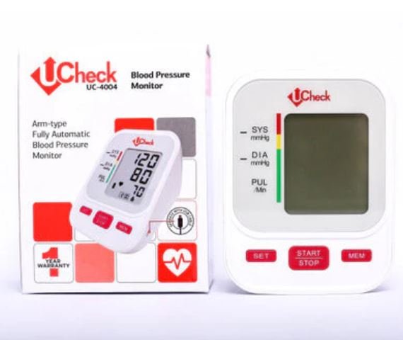Ucheck Blood Pressure Monitor Upper Arm BP Operator Cuff Machine UC-4004