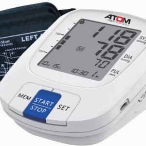 Capture Atom Digital Blood Pressure Monitor with Cuff And LCD Display AT-604