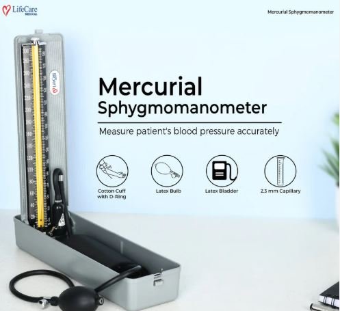 Capture LifeCare Mercurial Sphygmomanometer B.P Operator