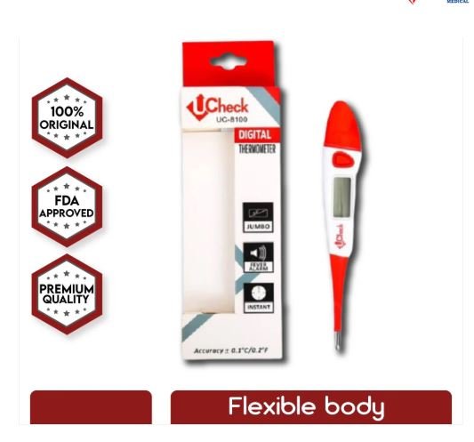 Capture Ucheck Clinical Oral Thermometer