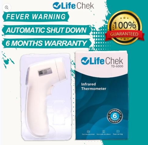 Capture LifeChek Non Contact Infrared Digital Body Forehead Thermometer