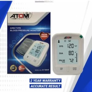 Capture Atom Arm Blood Pressure Monitor, LCD Digital Display