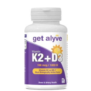 Get Alyve Vitamin K2 + D3 30 Ct