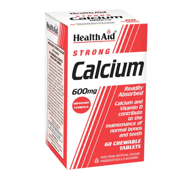 HealthAid Strong Calcium 600mg 60 Ct
