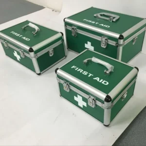 LocalMade1stAidBox-Wooden1stAidBox-Aluminiumcornors1StAidBox 1st Aid Box – Wooden and Aluminum First Aid Medical Storage Box For Medicine