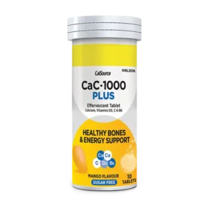 MangoT10 Cac-1000 Plus Mango Sugar-Free Effervescent Tablets 10 Count