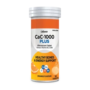 OrangeT10 Cac-1000 Plus Effervescent Orange Flavor Tablets 10 Count