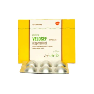 Velosef 250mg Capsules (12 Capsules)
