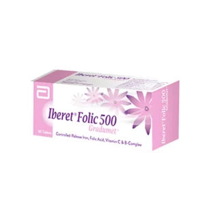 abbott-iberet-folic-500-gradumet-30-ct-378851 Abbott Iberet Folic 500 Gradumet 30 Tablets