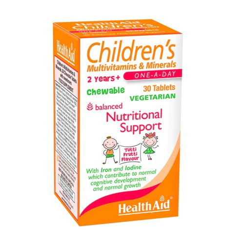 healthaid-childrens-multivitamin-minerals-chewable-tablets-945979 HealthAid Children’s Multivitamin + Minerals Chewable Tablets