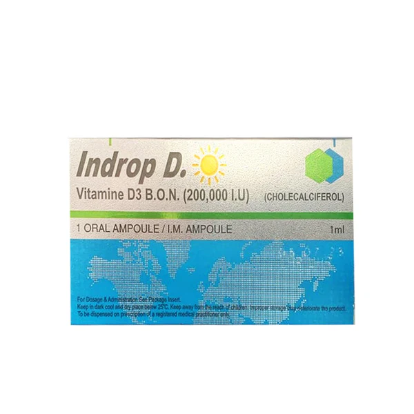 indrop-d-ampoule-injection-vitamin-d3-200000-iu-1ml-1-ct-neutro-pharma-898678 Indrop D Ampoule Injection Vitamin D3 200,000 IU 1ml 1 Ct