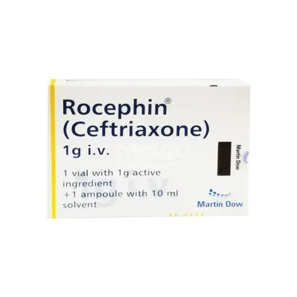 Inj Rocephin 1g IV 1s Martin