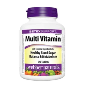 Webber Naturals Diabetex Multi Vitamin 120 Ct